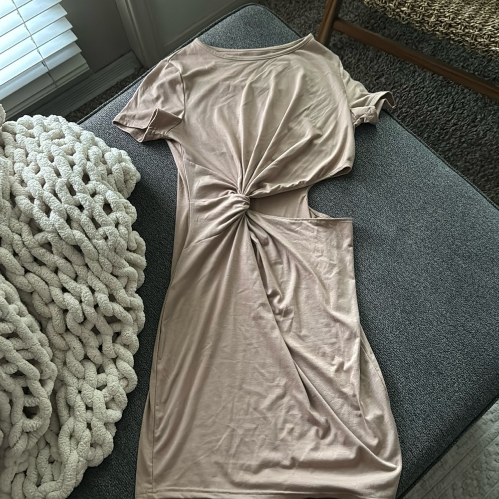 cutout dress; size s